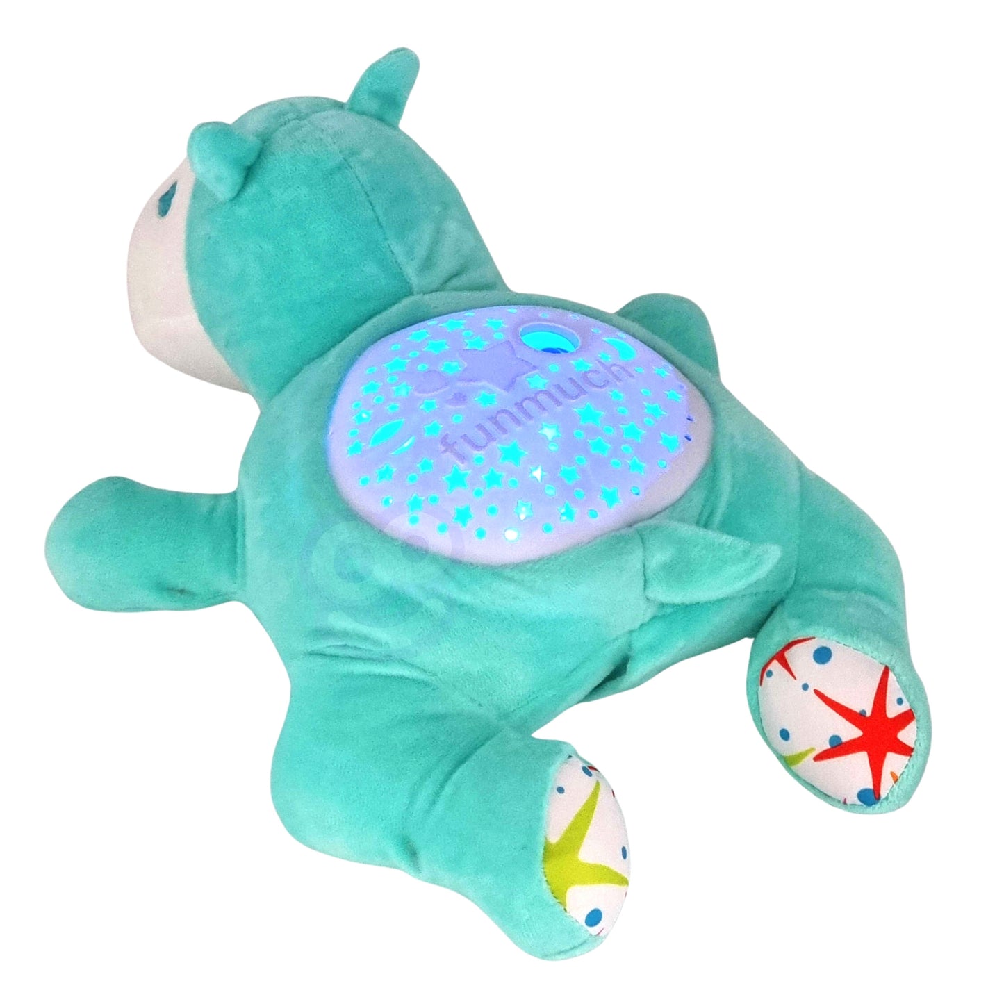 WOOPIE BABY 2-in-1 Projektorius ir Minkštas Žaislas Begemotikas