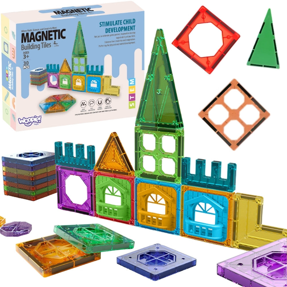 WOOPIE Magnetinis 3D Konstruktorius Pilis 30 vnt.