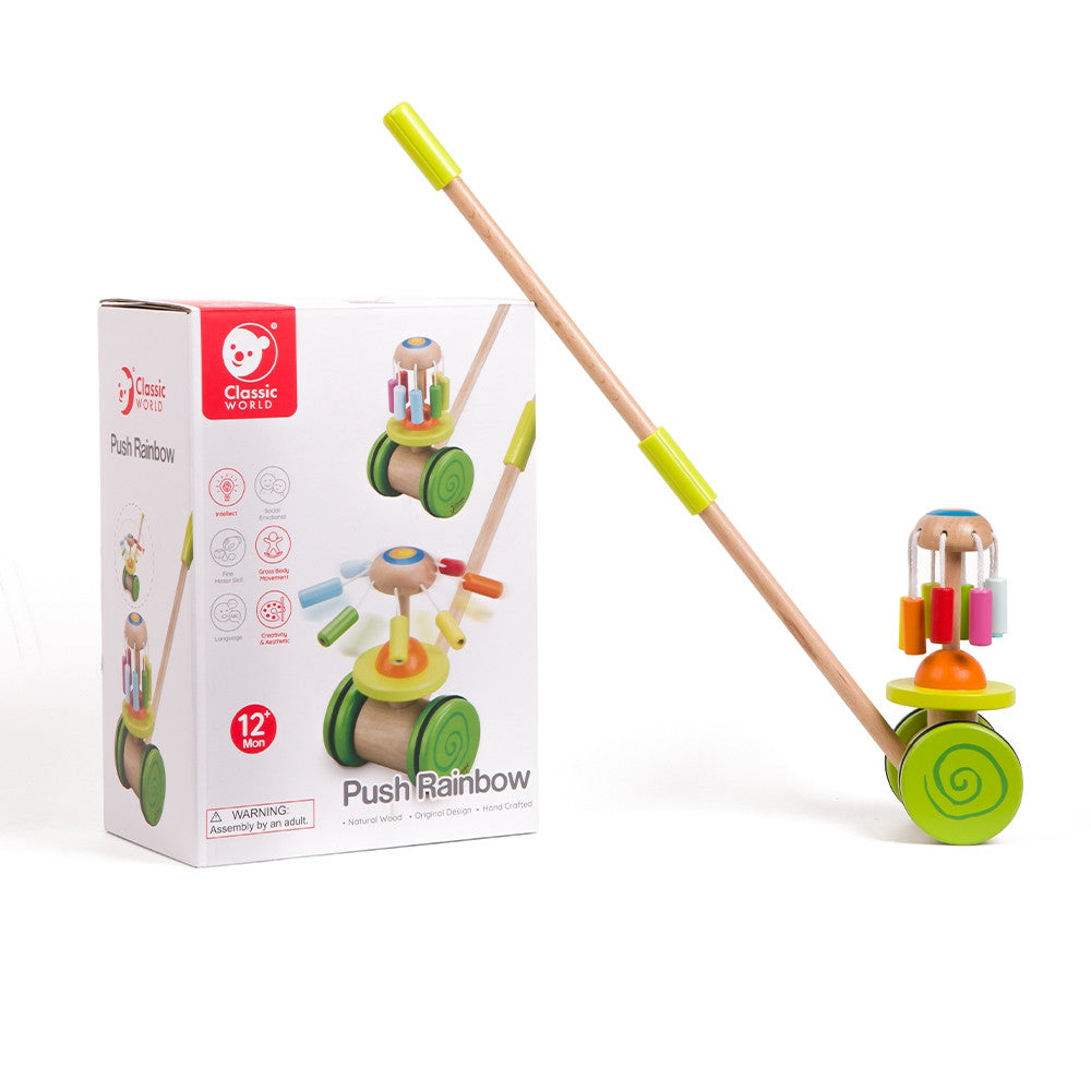 Classic World medinis stumdukas karuselė vaikams ant koto