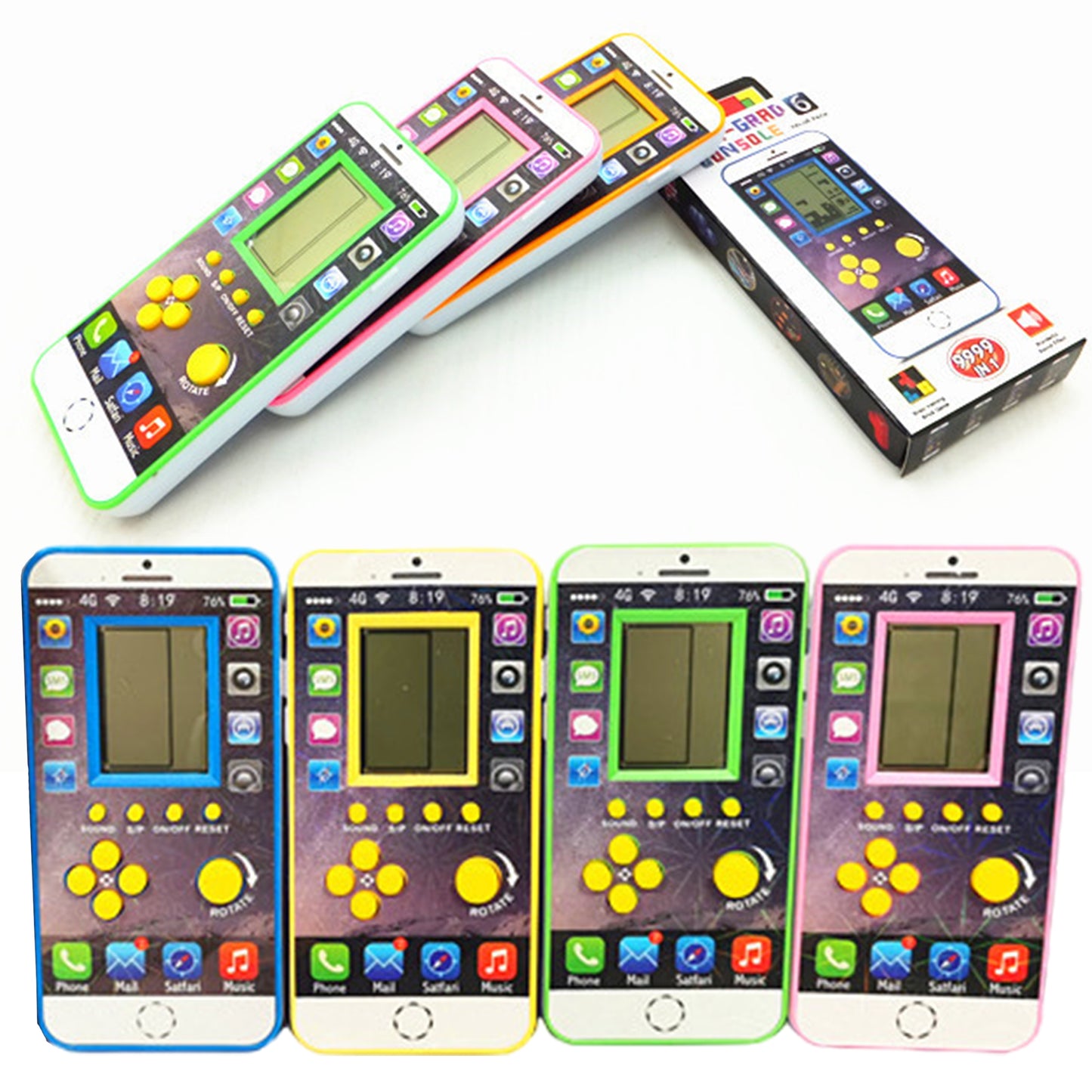 WOOPIE Elektroninis Mini „Tetris“ Žaidimas, Kišeninė Versija – vaizdas 2