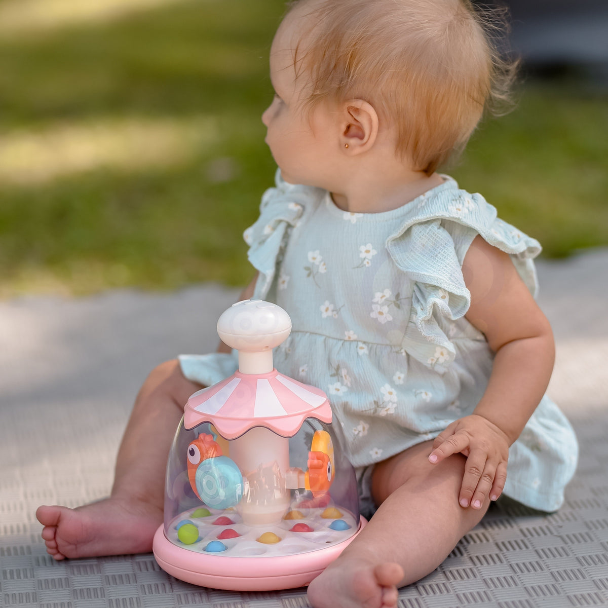 WOOPIE BABY spalvotas gyvūnėlių žaislas su kamuoliukais
