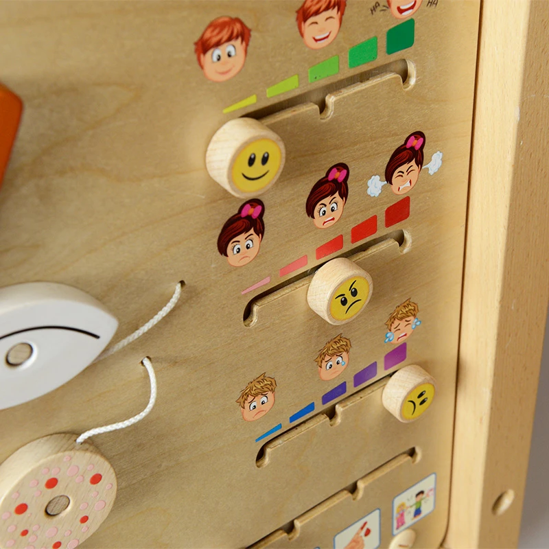 MASTERKIDZ Montessori Emocinė Lavinamoji Lenta Kaip Tu Jautiesi