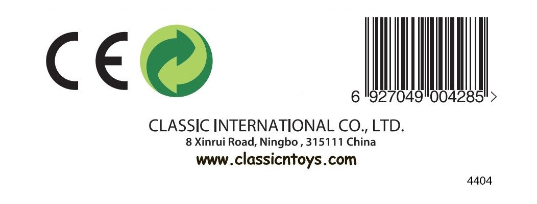 CLASSIC WORLD Medinė Raidė B Vaikams su Gyvūnų Motyvais