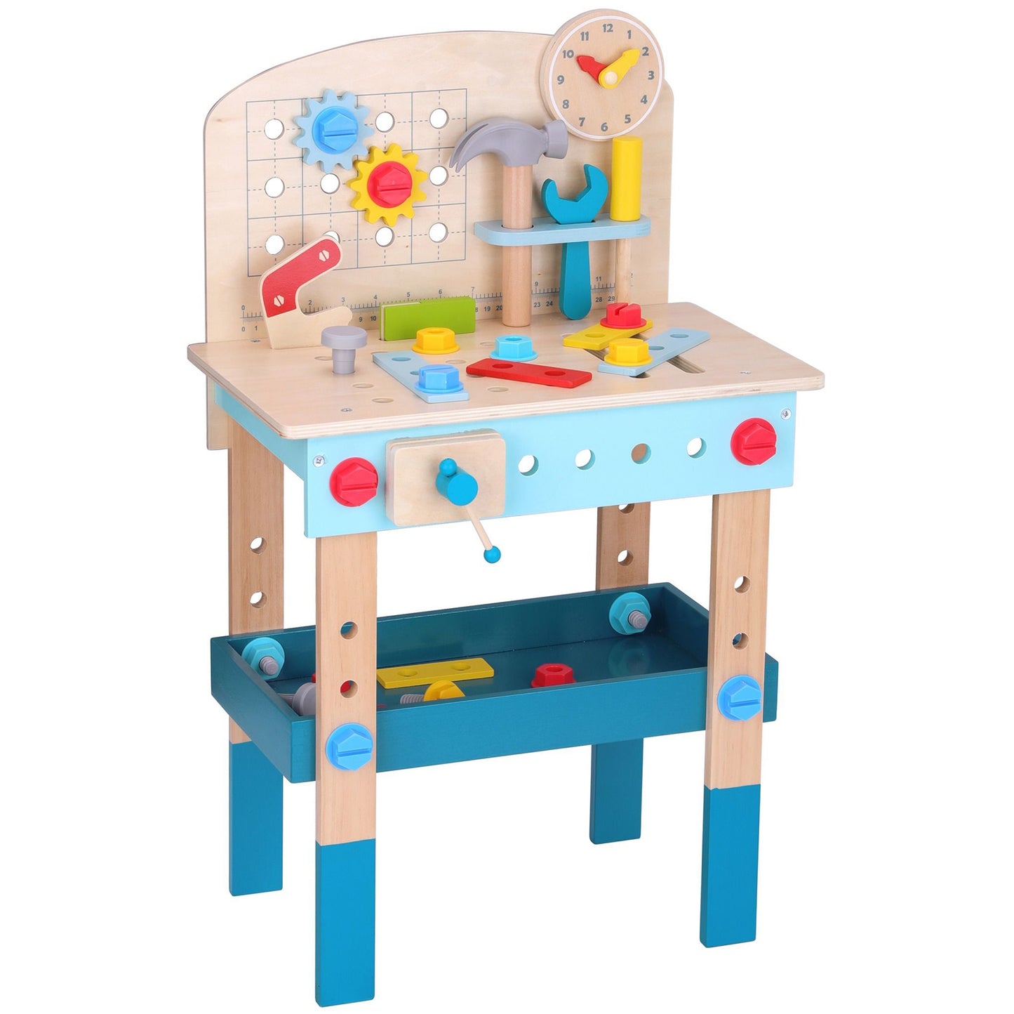 TOOKY TOY Medinis XL meistravimo stalas detalių vaizdas – vaizdas 3