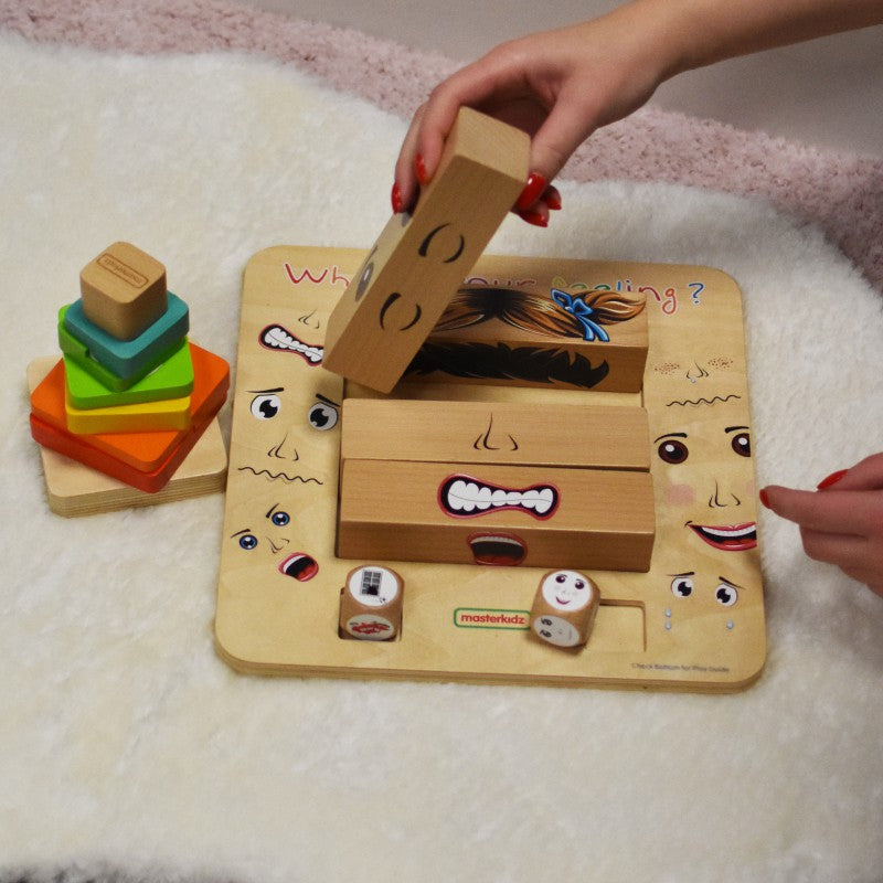 MASTERKIDZ Medinis Montessori Emocijų Mokymosi Žaidimas – vaizdas 8
