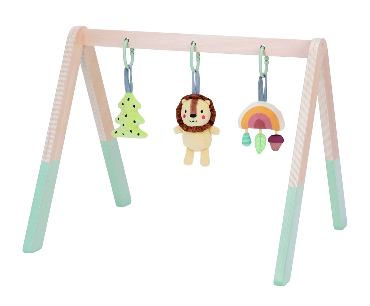 TOOKY TOY Lavinamasis Gimnastikos Stovas su 3 Pliušiniais Žaisliukais