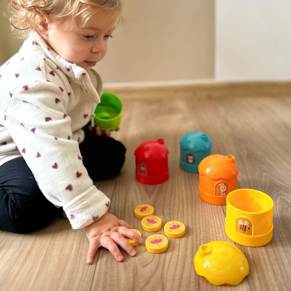 WOOPIE Edukacinis Rūšiuoklis Pamaitink Gyvūnėlius