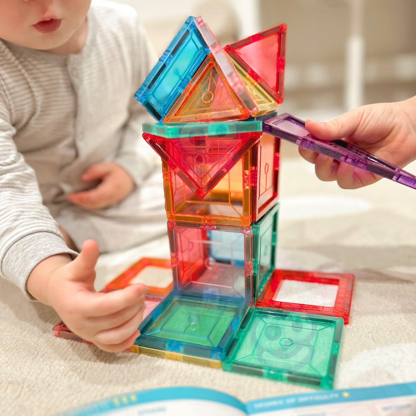 WOOPIE 3D Montessori Magnetiniai Konstruktoriaus Blokeliai Vaikams