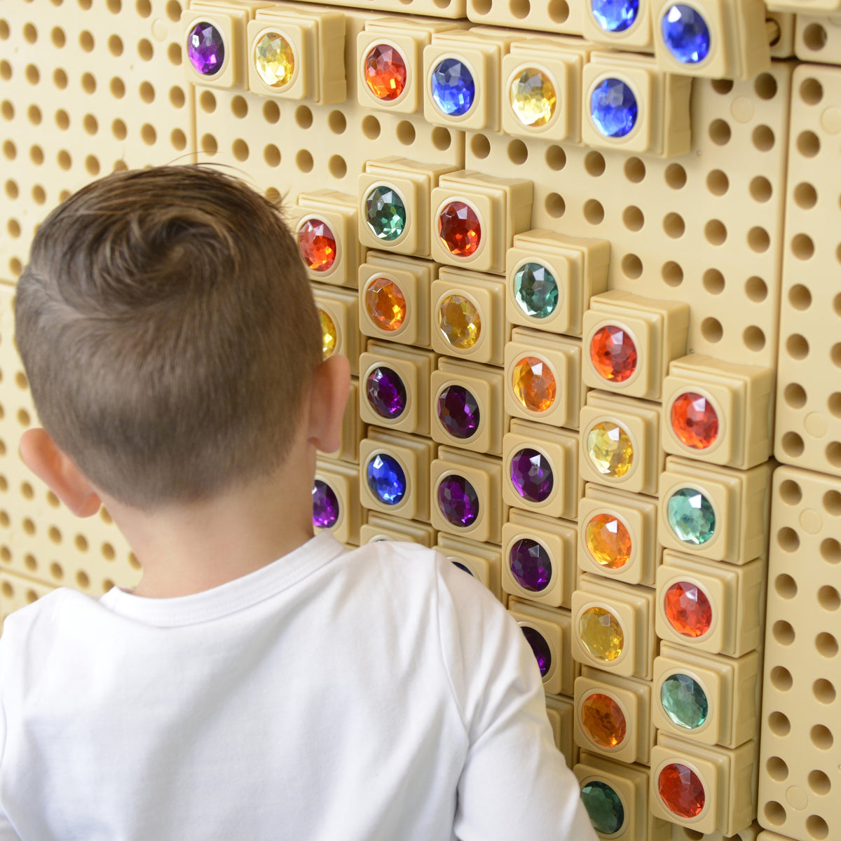 MASTERKIDZ Akriliniai spalvoti deimantukai STEM lentai, 72 vnt.