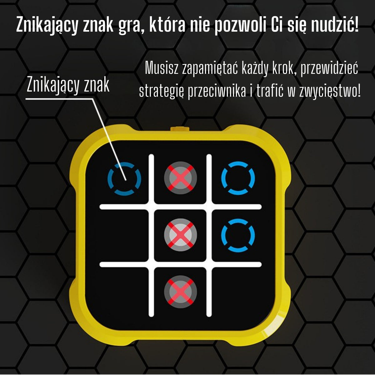 WOOPIE Elektroninis Kryžiukai-Nuliukai Lavinamasis Žaidimas, 4 Režimai
