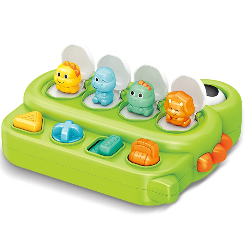 WOOPIE BABY edukacinis žaislas POP-UP „Iššokantys Dinozaurai“ – vaizdas 4