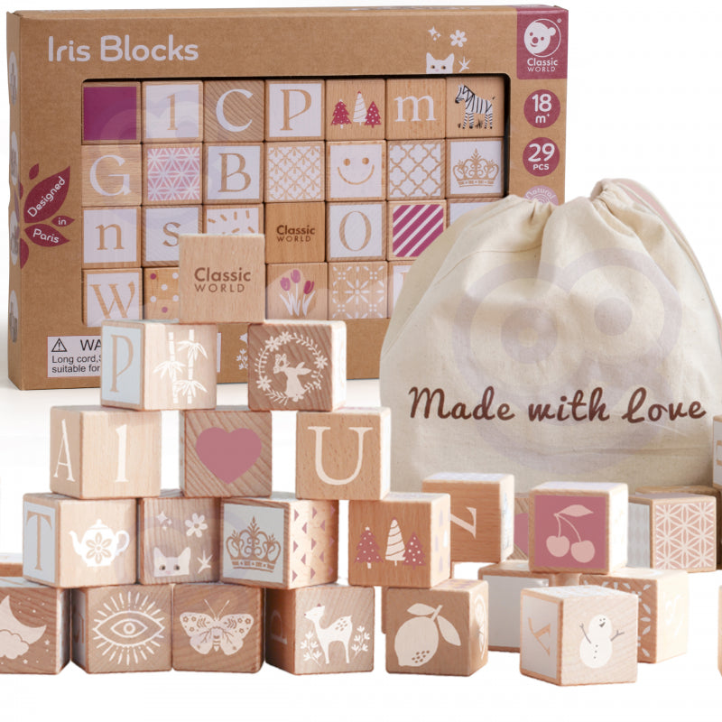 CLASSIC WORLD Medinės kaladėlės – pagrindinis vaizdas