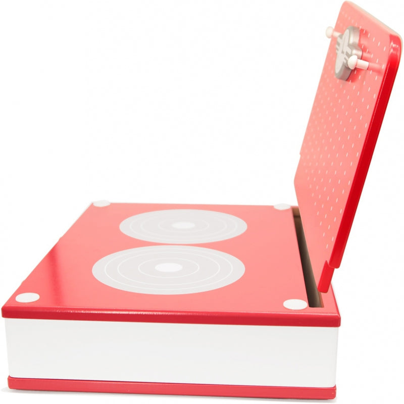 CLASSIC WORLD Medinė virtuvė 2in1 Grilis + Vaikiška viryklė 22 vnt – vaizdas 3