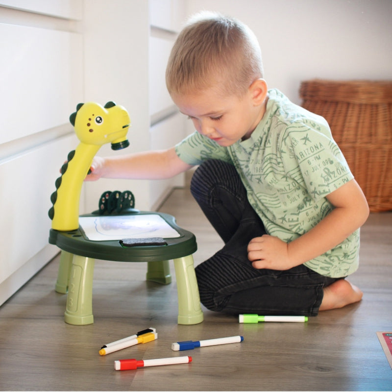 WOOPIE piešimo lenta su projektoriumi 24 raštai + 2 žaidimai