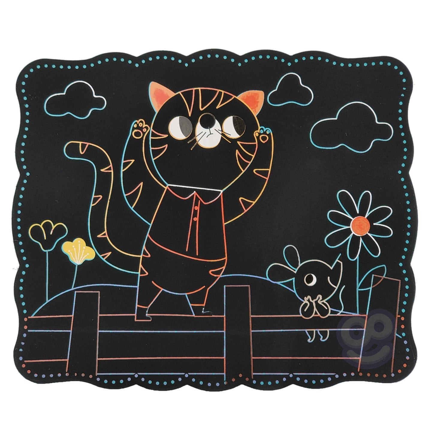 WOOPIE ART&FUN Kūrybinis rinkinys vaikams: Nutrinami paveikslėliai (7 el.)