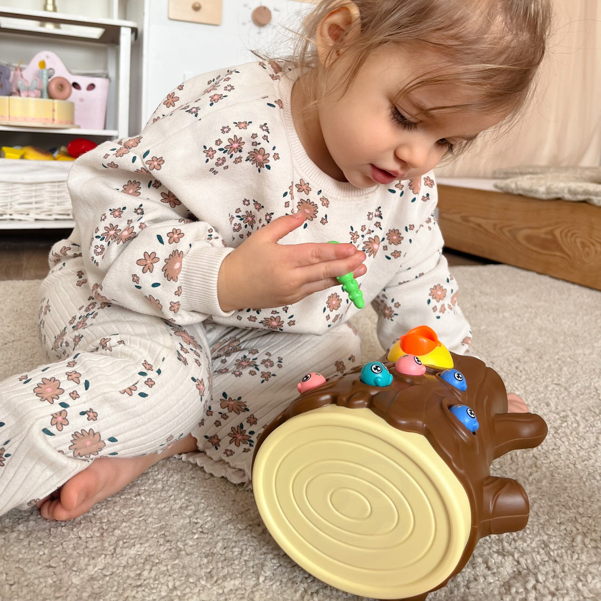 WOOPIE Įgudžių žaidimas Pagauk Vabalą su Kiaušiniu Taupykle