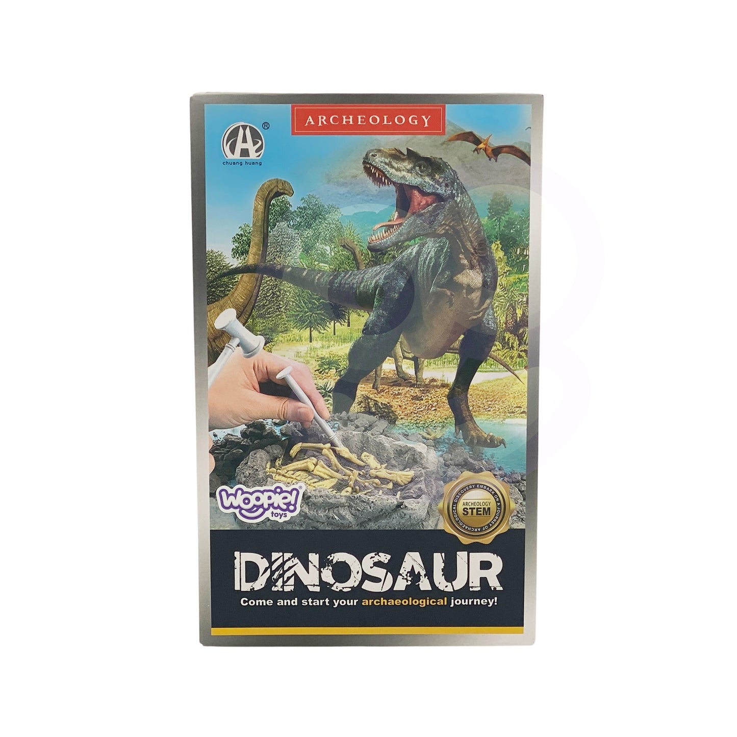 WOOPIE Kūrybinis rinkinys: Dinozauro skeletas, archeologiniai kasinėjimai – vaizdas 7