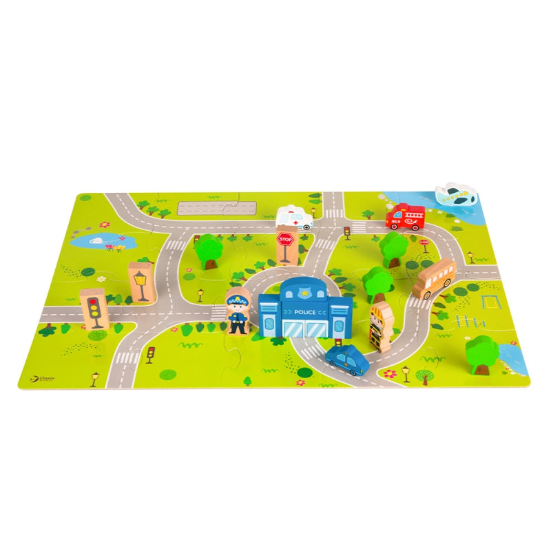 CLASSIC WORLD Mediniai miesto blokai, 120 vnt – vaizdas 4