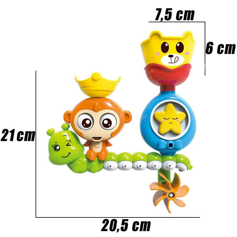 WOOPIE BABY Vandens žaislas voniai – Beždžionėlė su puodeliu