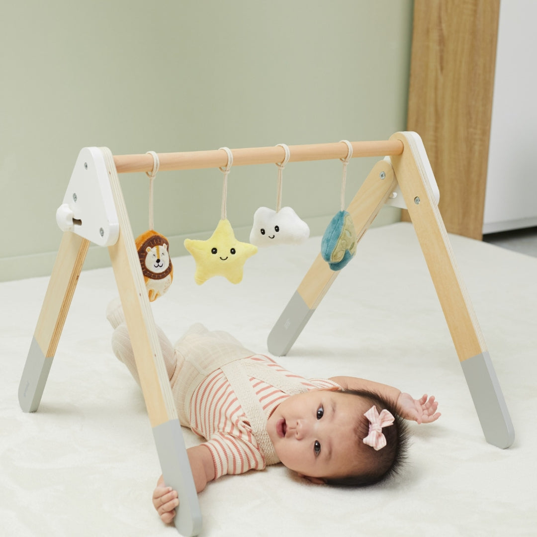 VIGA PolarB Lavinamasis medinis stovas kūdikiams (Baby Gym) – vaizdas 2