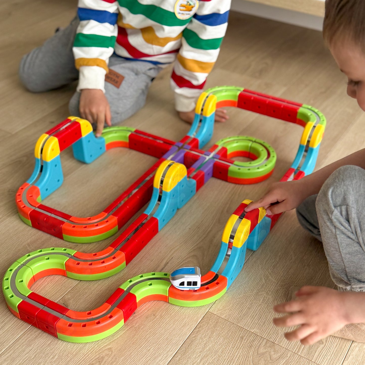 WOOPIE Magic Cube Traukinukas Magnetinė Anti-gravitacinė Trasa 68 vnt.