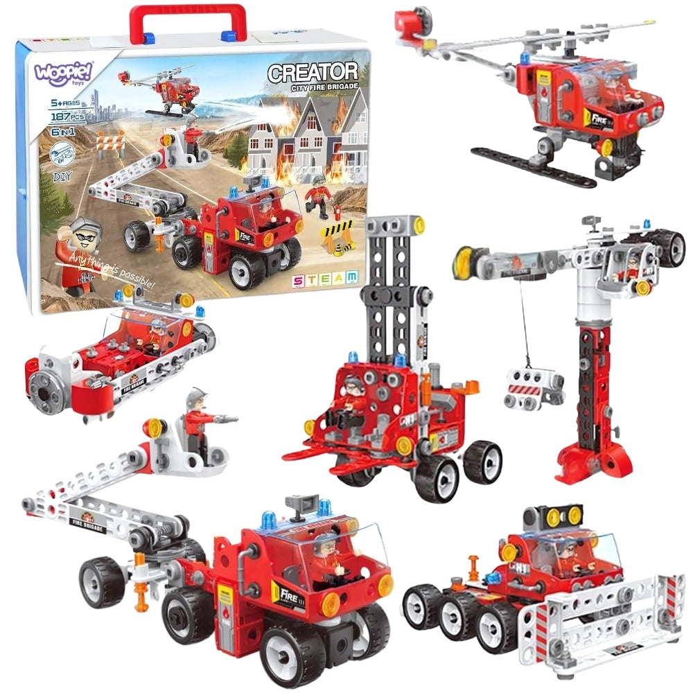 WOOPIE Creator City Fire Brigade konstruktoriaus rinkinys – pagrindinis vaizdas