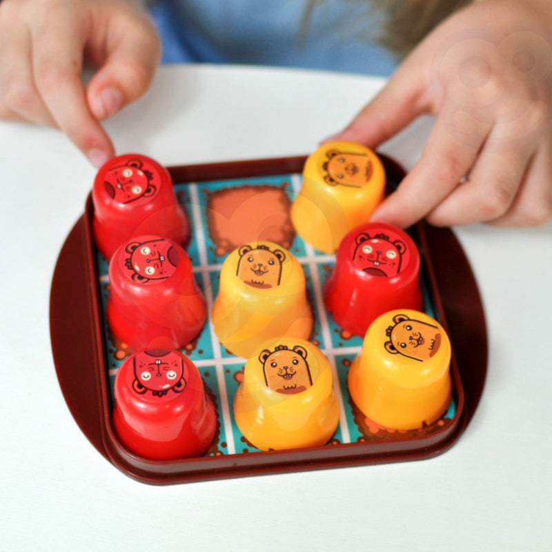 WOOPIE edukacinis ir strateginis žaidimas 2in1 Tic Tac Toe