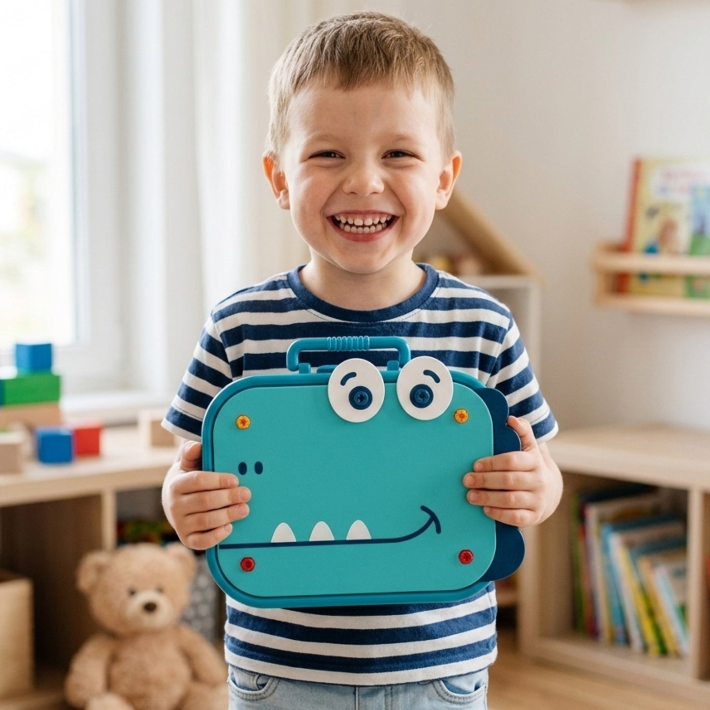 WOOPIE Dinozaurų 3D Konstruktorius su Elektriniu Atsuktuvu 228 dalių