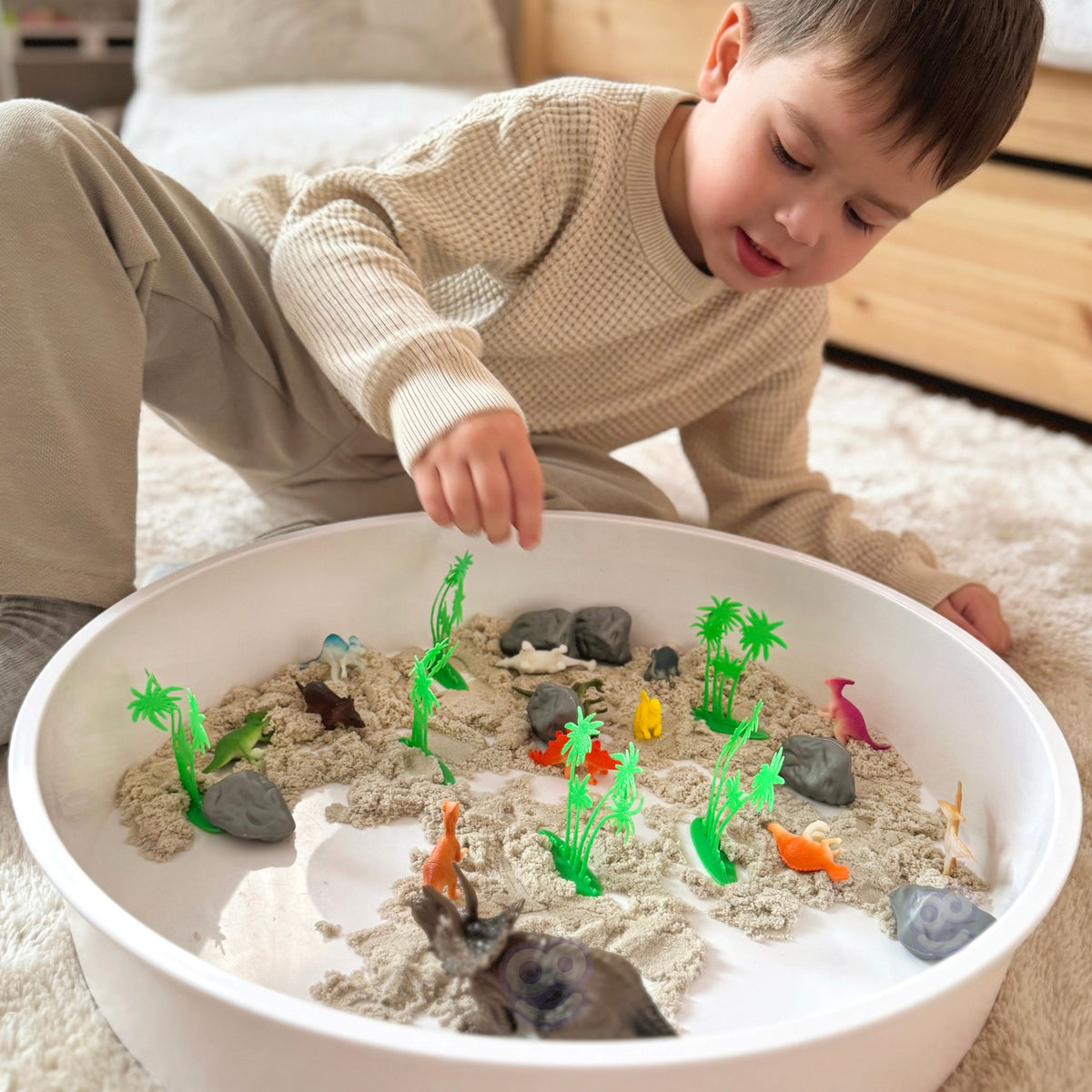 WOOPIE Dinozaurų Figūrėlių Rinkinys 40 vnt. Vaikams