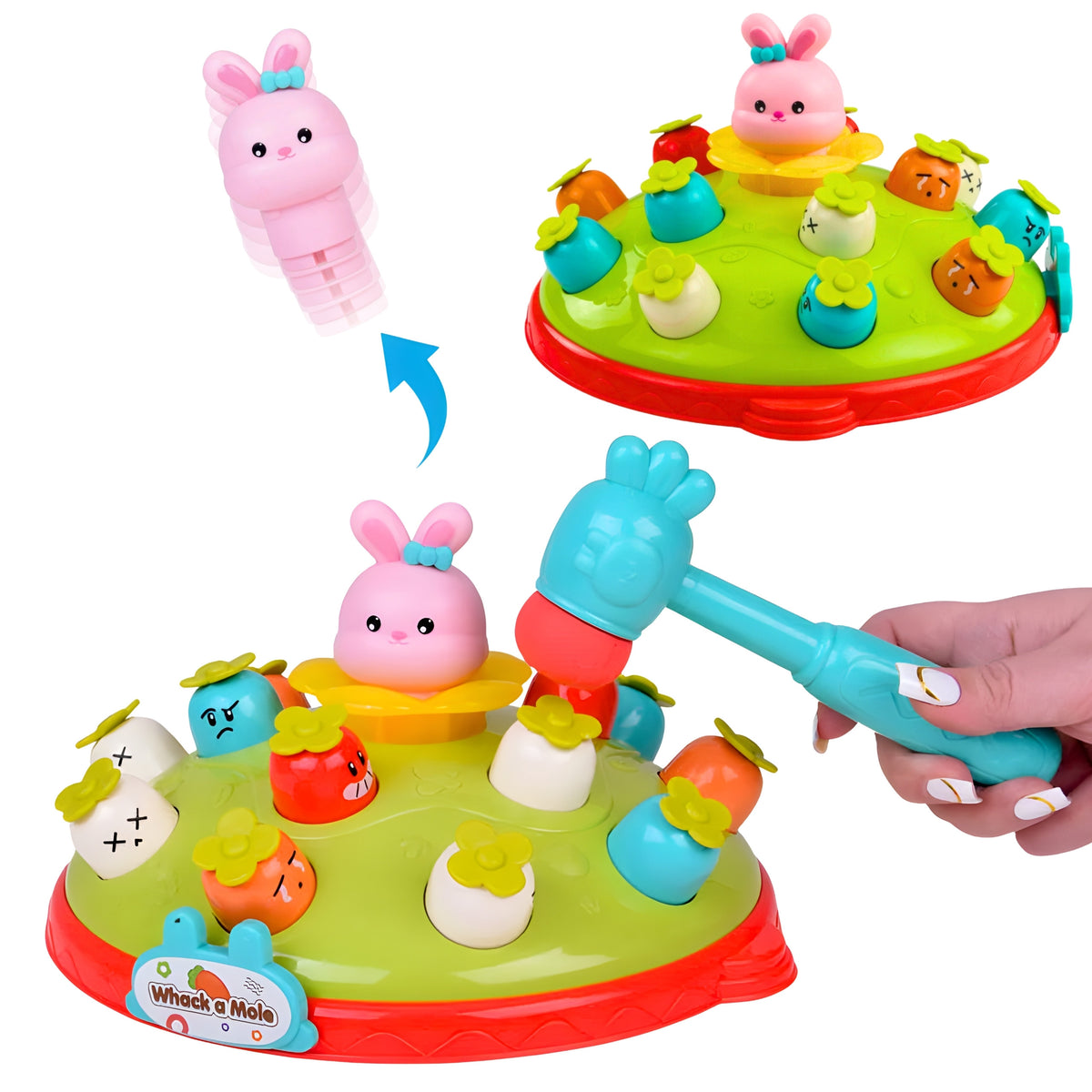 WOOPIE BABY Interaktyvus Įgūdžių Žaidimas Trenk Morką