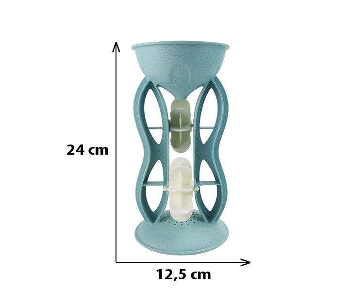 WOOPIE GREEN Smėlio žaislų rinkinys su vandens ratu ir laistytuvu, 10 dalių, Biologiškai suyranti medžiaga - vaizdas 9