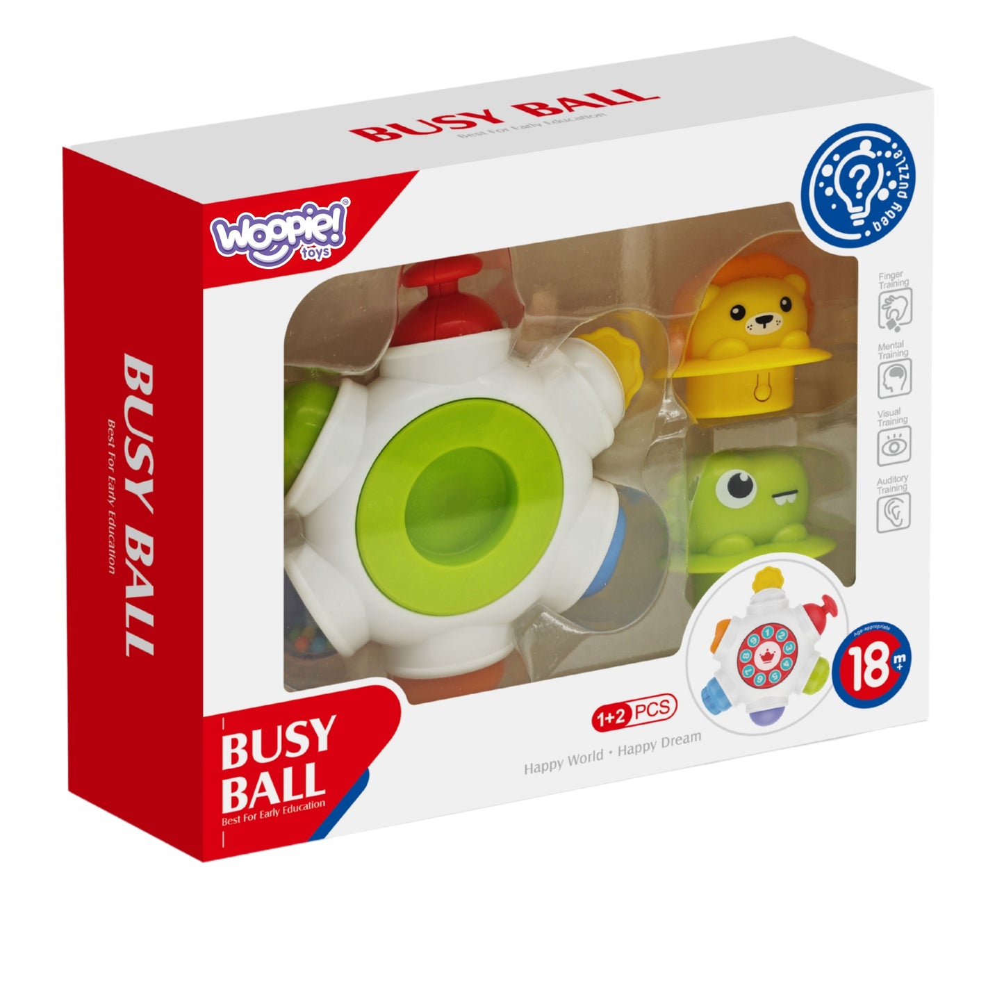 WOOPIE BABY Kosminė aktyvumo raketa – edukacinis sensorinis kubas 18 mėn+ – vaizdas 10