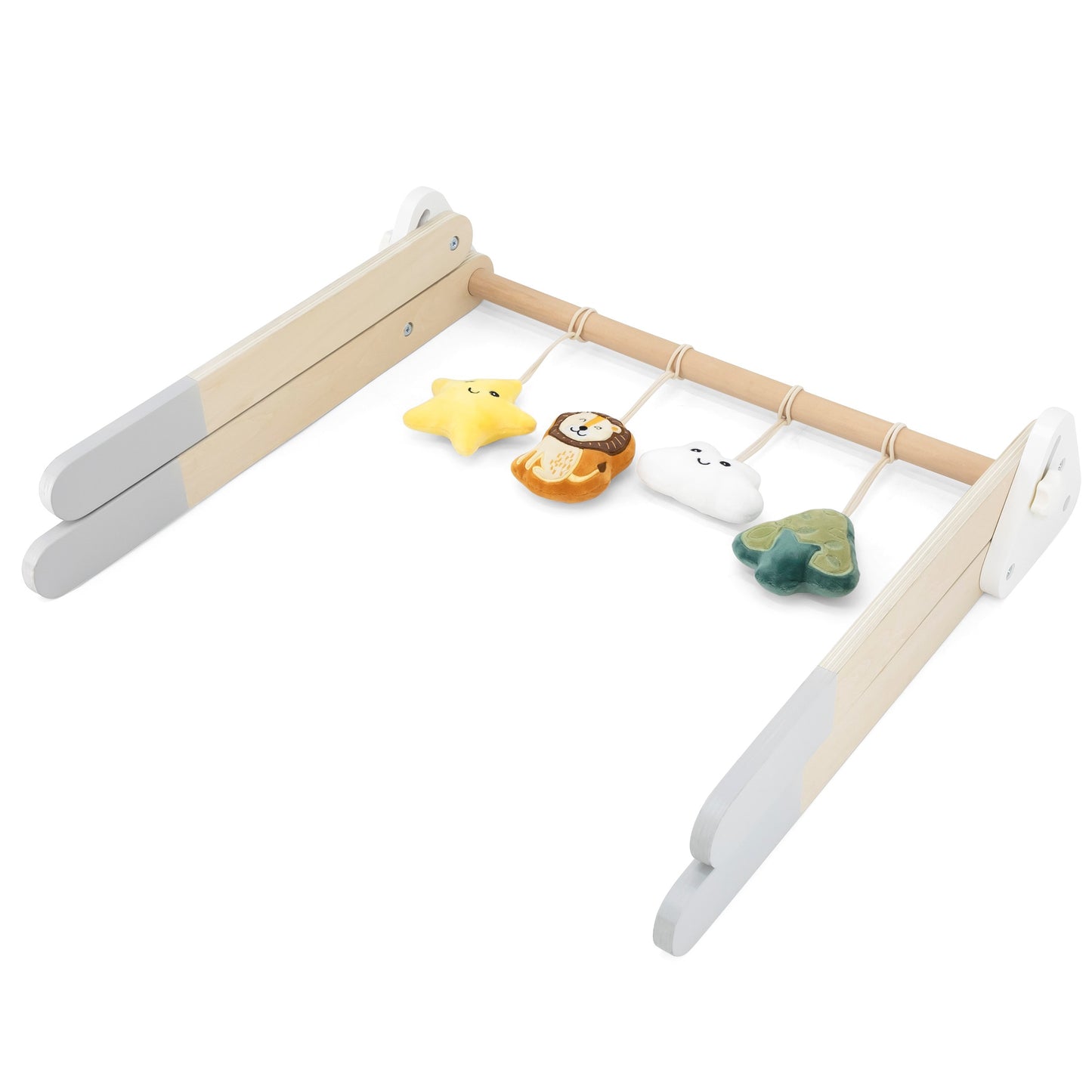 VIGA PolarB Lavinamasis medinis stovas kūdikiams (Baby Gym) – vaizdas 9