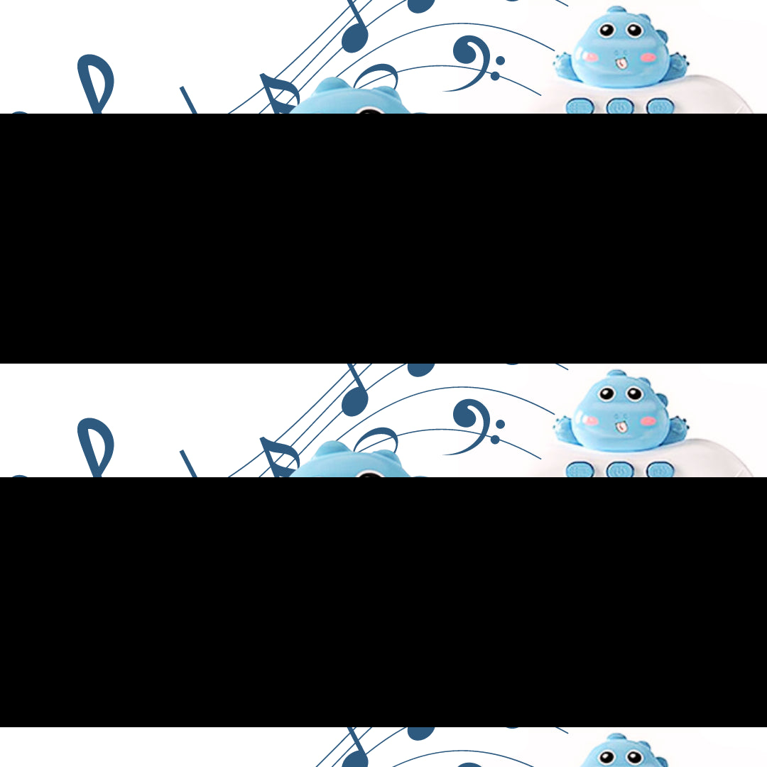 WOOPIE Elektrinis antistresinis įgūdžių žaidimas POP IT „Dinozauras“, mėlynas – pagrindinis vaizdas