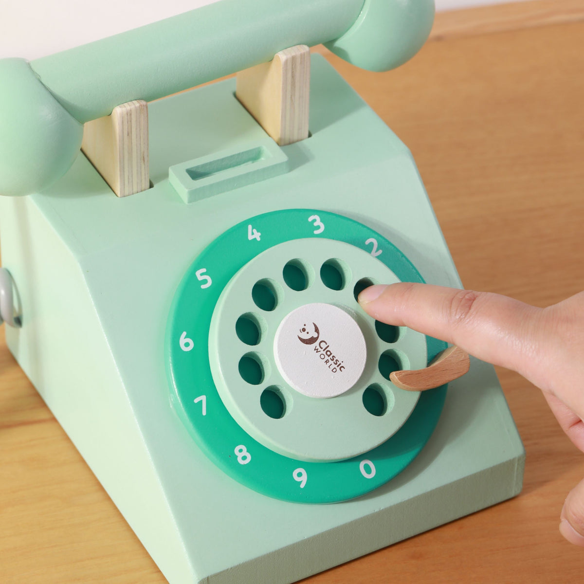 CLASSIC WORLD Medinis Telefono Aparatas Vaikams Vintažinis Stilius