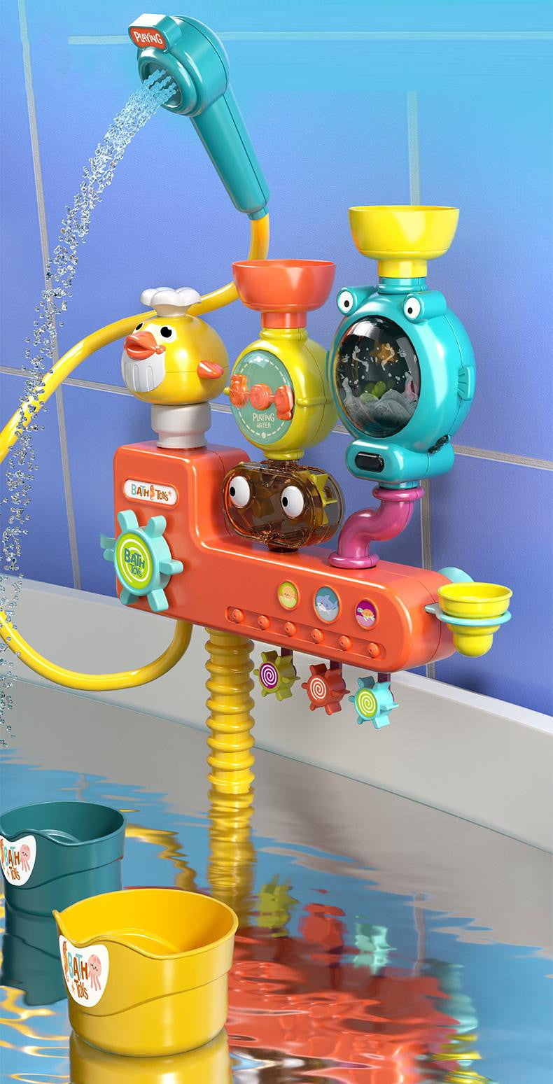 WOOPIE Baby Vonios žaislas Antytė su fontanu ir dušeliu