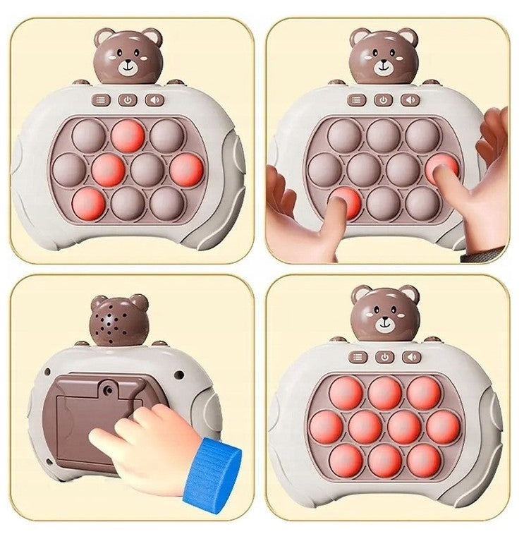 WOOPIE Interaktyvus antistresinis POP IT vikrumo žaidimas Meškiukas – vaizdas 2