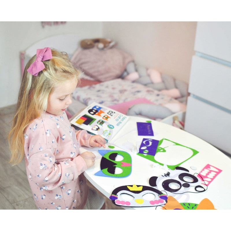 WOOPIE ART&FUN kūrybinis rinkinys veido kaukės, 4 vnt.