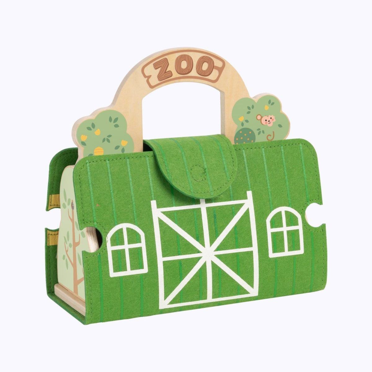 TOOKY TOY Mini Zoologijos Sodo Rinkinys Kelioninis Krepšys