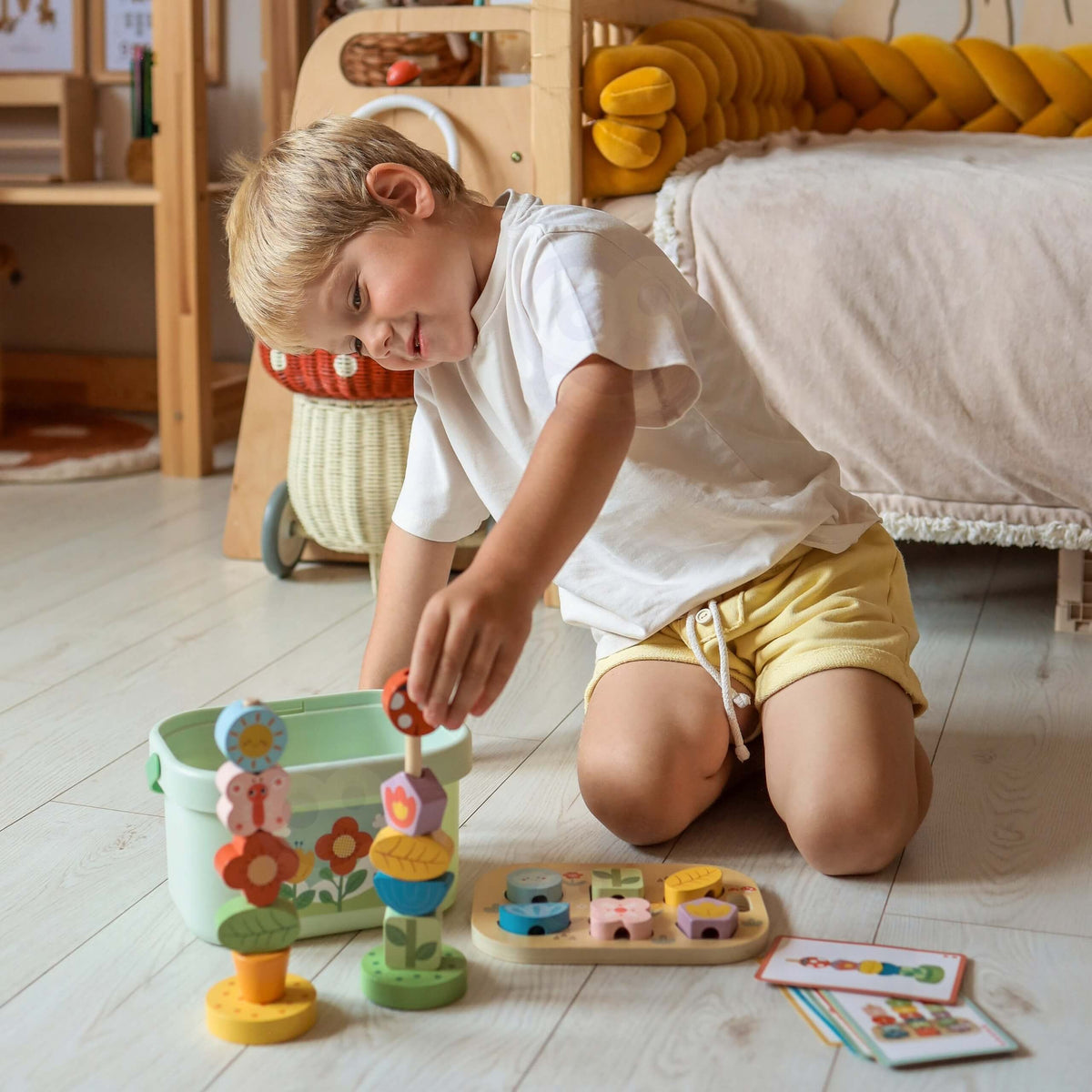 TOOKY TOY Magic Garden 5in1 Montessori lavinamoji dėžė