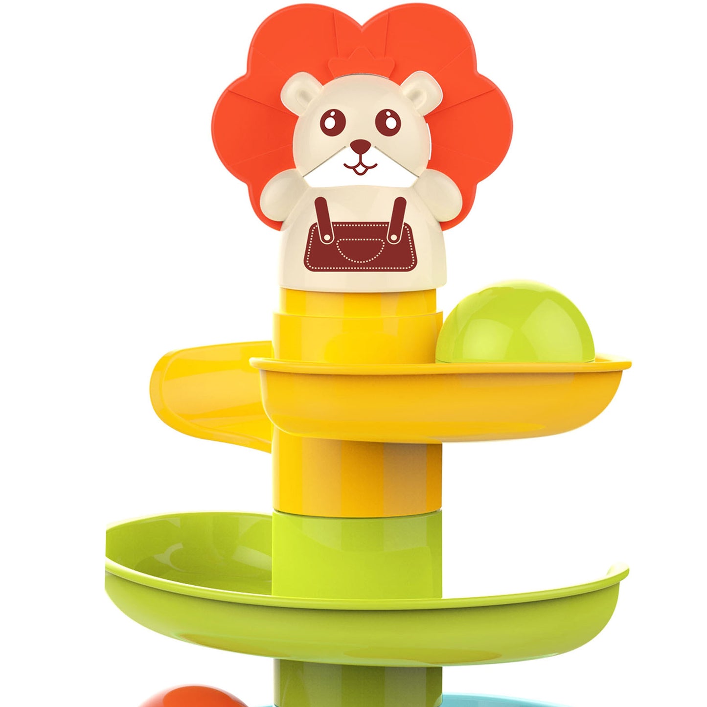 WOOPIE BABY Spiralinė kamuoliukų trasa – trasa atskirta, matomi 3 lygiai – vaizdas 3