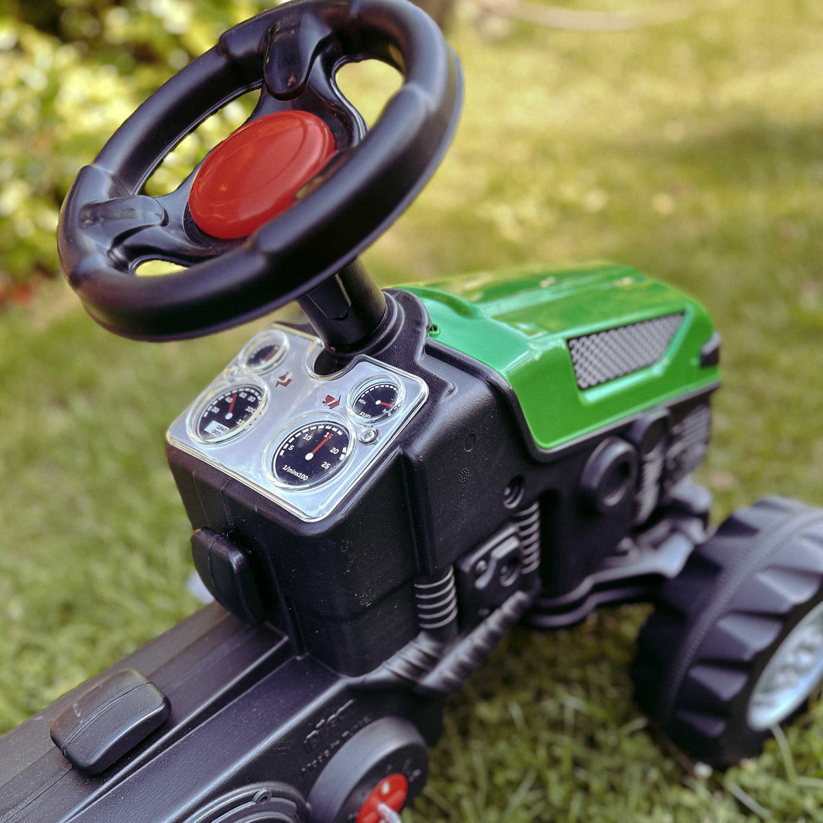 WOOPIE Farmer GoTrac MAXI minamas traktoriukas su priekaba