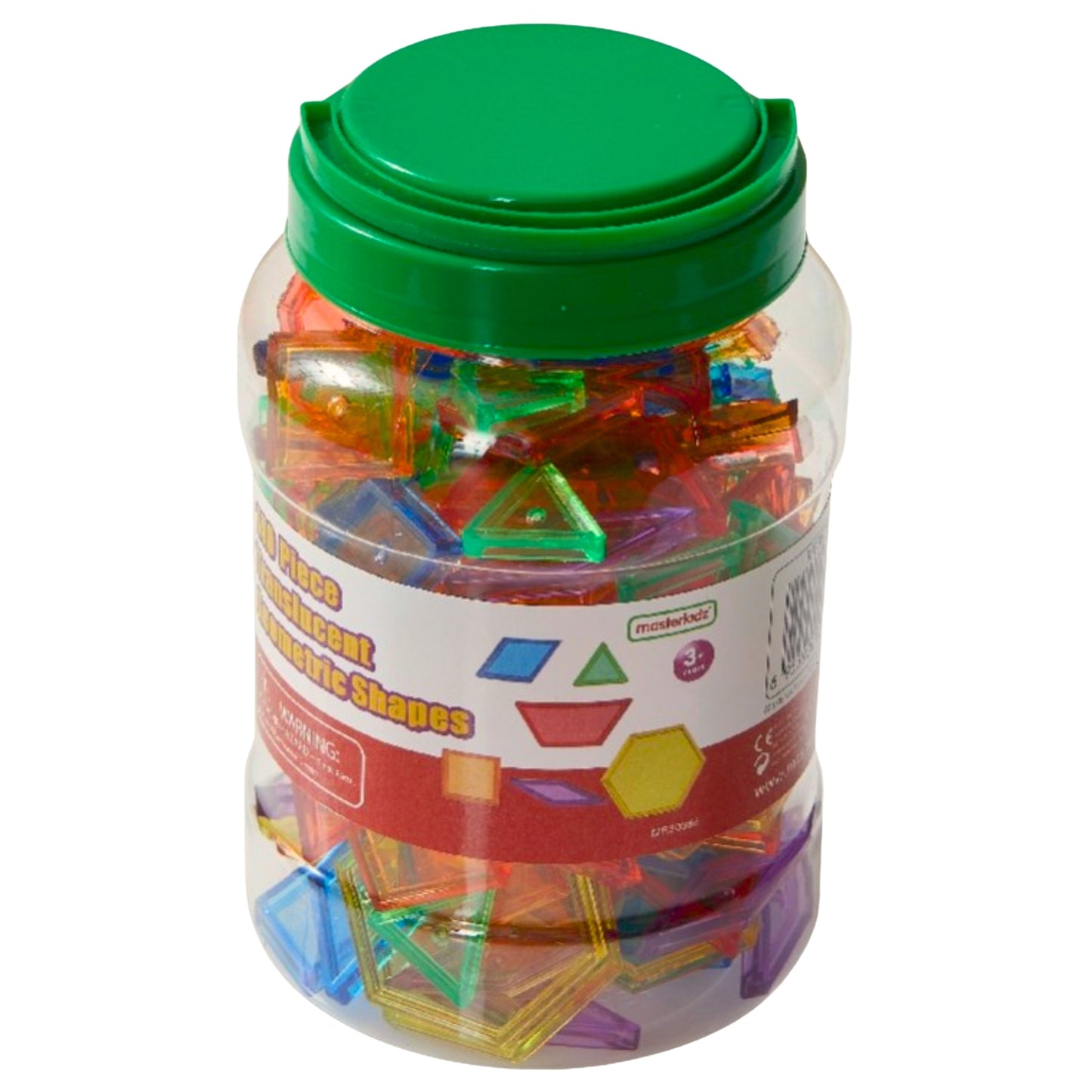 MASTERKIDZ Montessori Tangram Mozaikos Blokeliai 140 vnt.