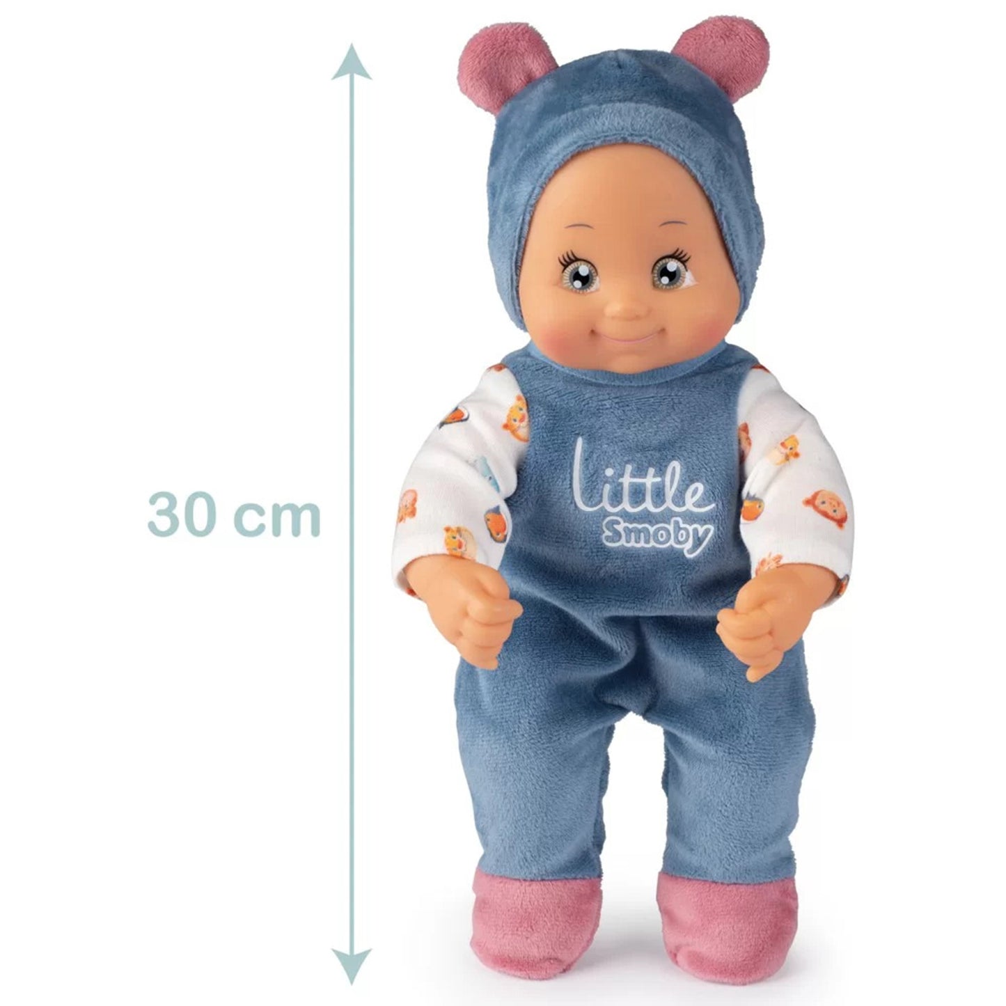 SMOBY Little Vaikštynė-stumdukas 3in1 su vežimėliu ir lėle kūdikiu – vaizdas 6