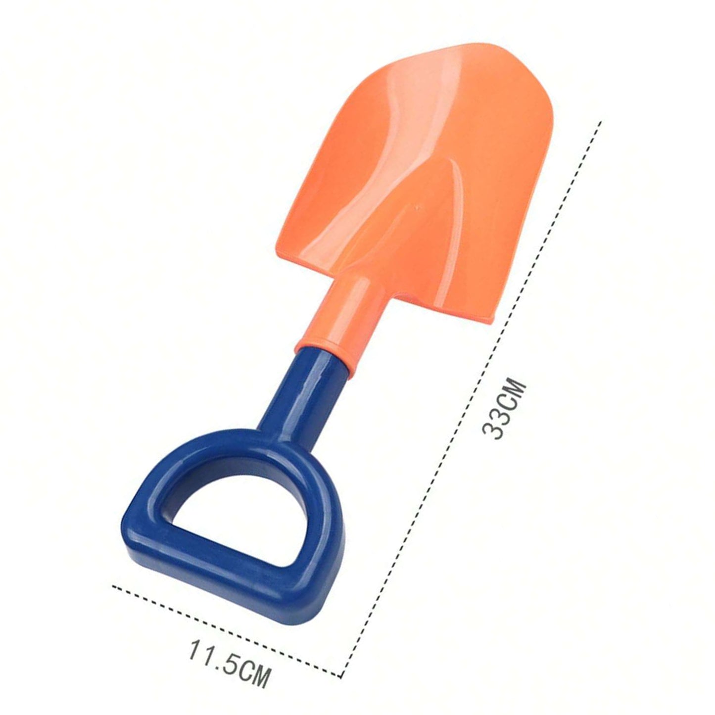 WOOPIE Smėlio kastuvas oranžinis 33 cm smėlio dėžei ir paplūdimiui