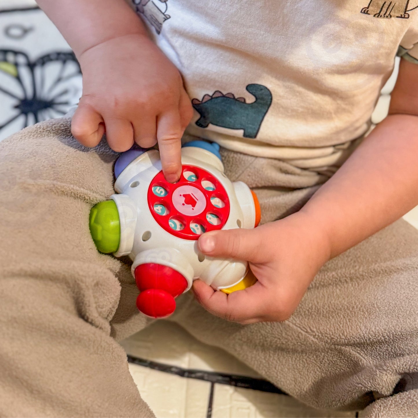 WOOPIE BABY Kosminė aktyvumo raketa – edukacinis sensorinis kubas 18 mėn+ – vaizdas 3