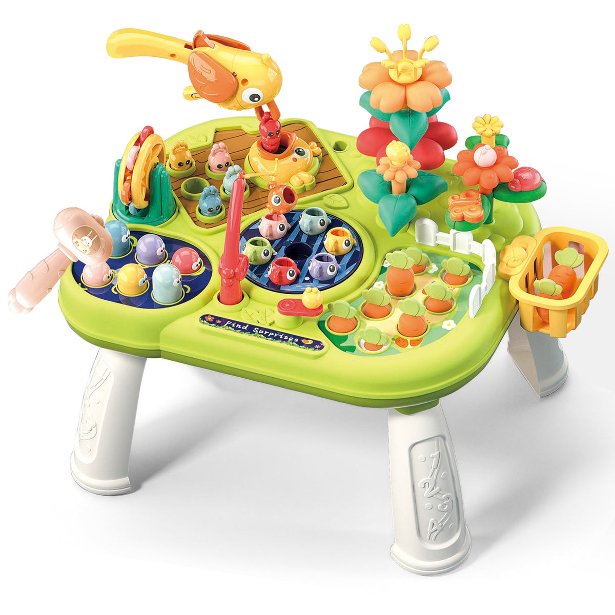 WOOPIE BABY Interaktyvus 8-in-1 Montessori lavinamasis stalas
