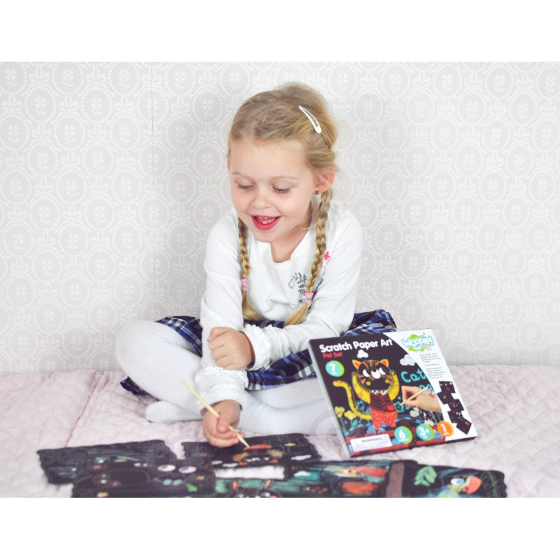 WOOPIE ART&FUN Kūrybinių nutrinamų kortelių rinkinys vaikams 7 vnt.