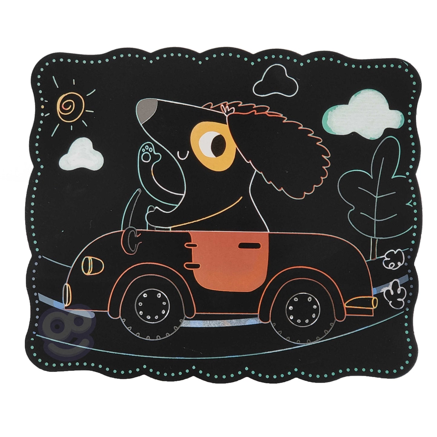 WOOPIE ART&FUN Kūrybinis rinkinys vaikams: Nutrinami paveikslėliai (7 el.)