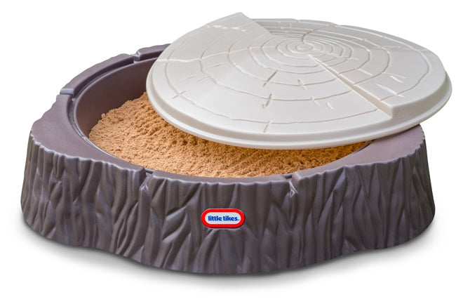 Little Tikes didelė smėlio dėžė „Medžio kamienas“ su dangčiu – pagrindinis vaizdas